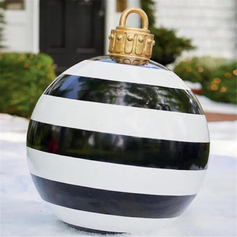 60cm Outdoor Christmas Inflatable Decorated Ball PVC Giant Big Large Balls