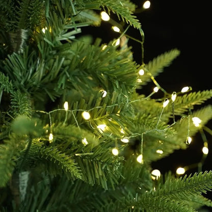 220V EU Plug 30M/50M/75M LED Tree Firecracker Copper Wire String Garden