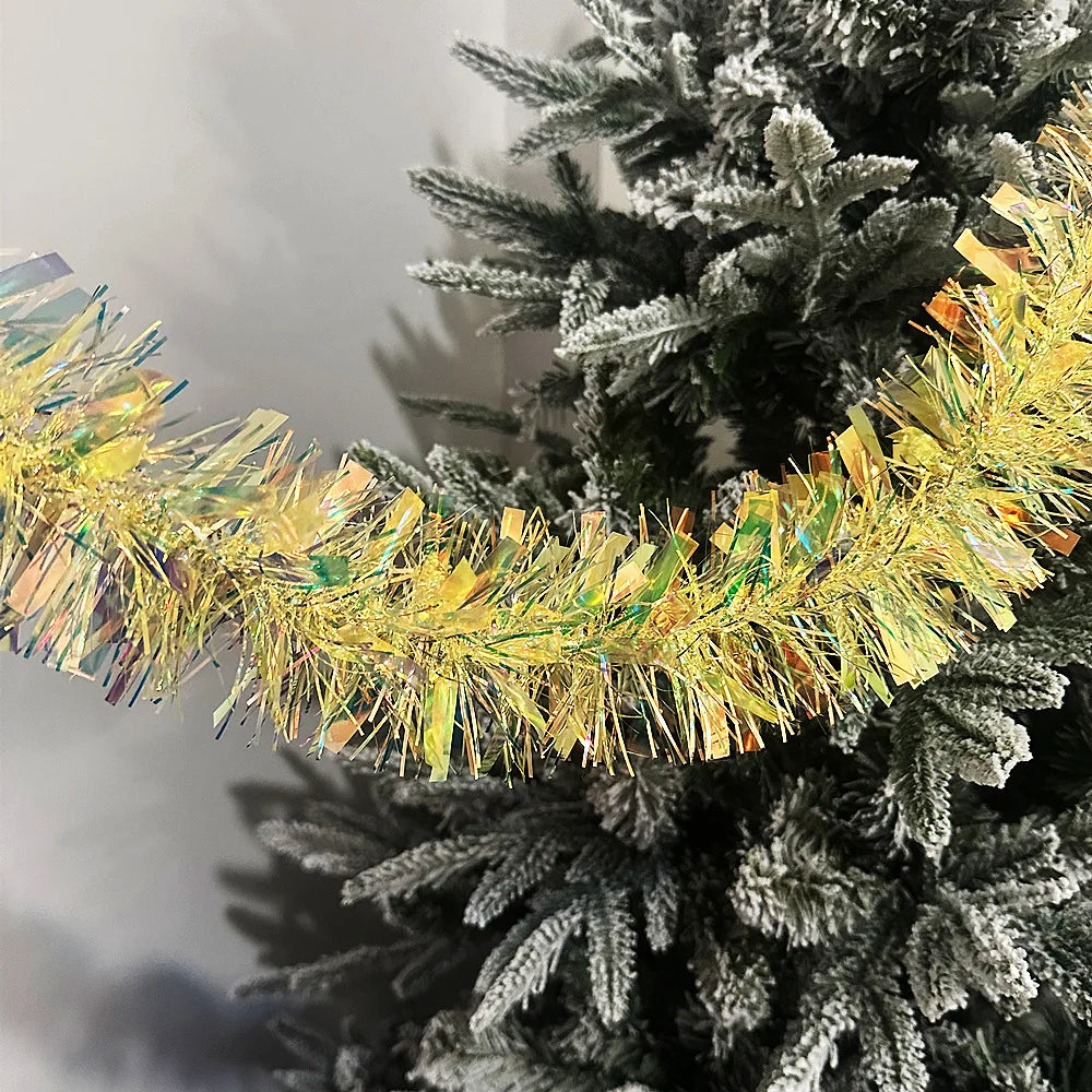 Christmas Tree Decorations Christmas Tinsel Garland Metallic Shiny Garland