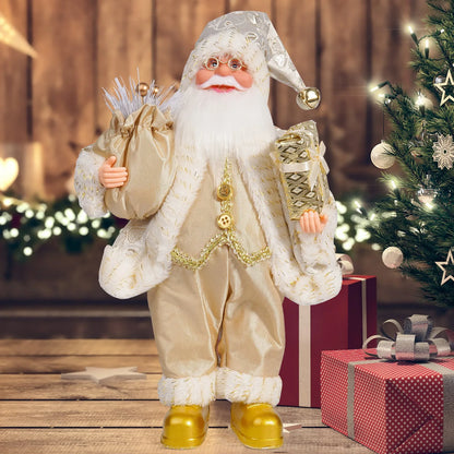 1 new Santa Claus statue ornaments, suitable for Christmas desktop