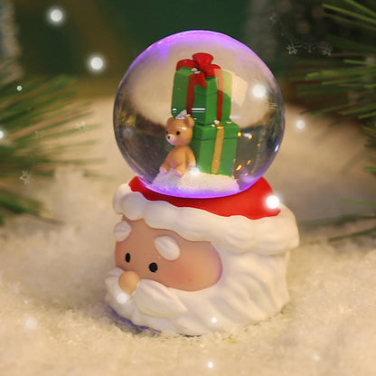 Crystal Ball Christmas Snow Globe Ornament Excellent Material Widely