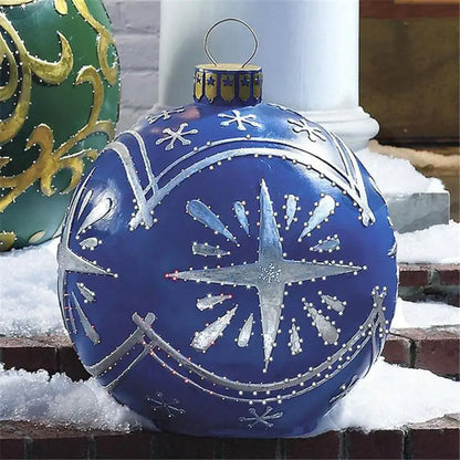 60cm Outdoor Christmas Inflatable Decorated Ball PVC Giant Big Large Balls