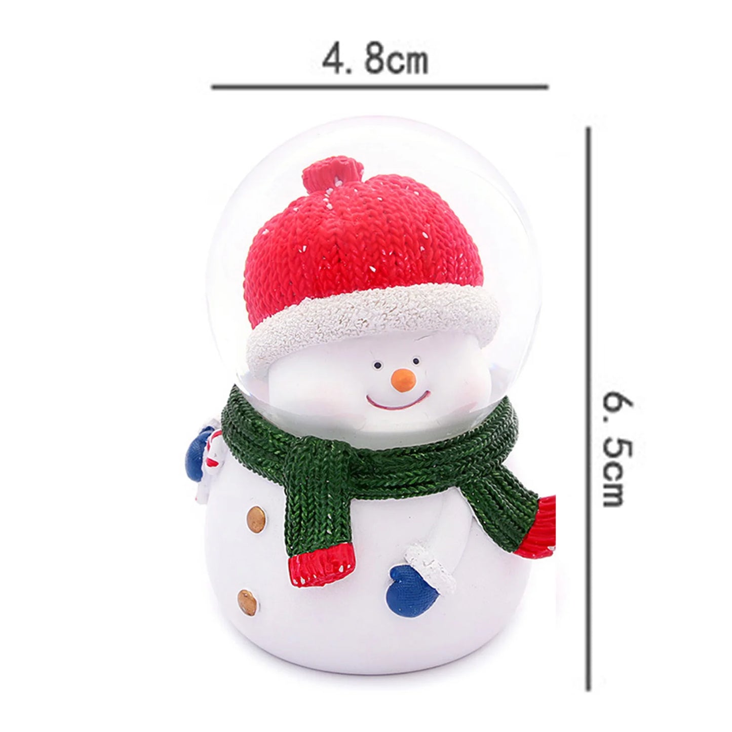 Crystal Ball Christmas Snow Globe Ornament Excellent Material Widely