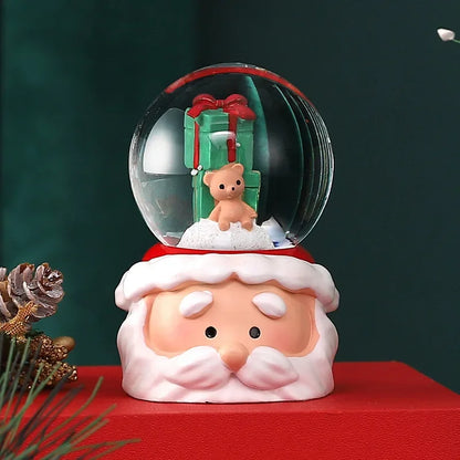 Crystal Ball Christmas Snow Globe Ornament Excellent Material Widely