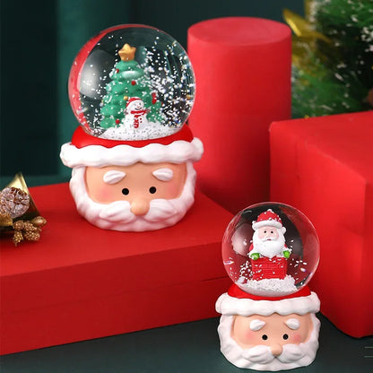 Crystal Ball Christmas Snow Globe Ornament Excellent Material Widely