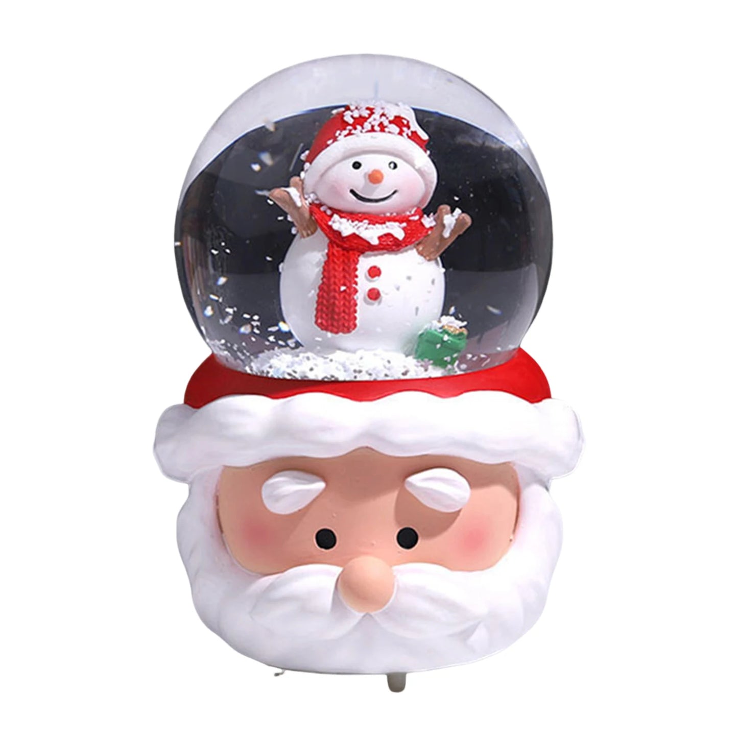 Christmas Crystal Ball Lighting LED Musical Snow Globe Cute Ornament