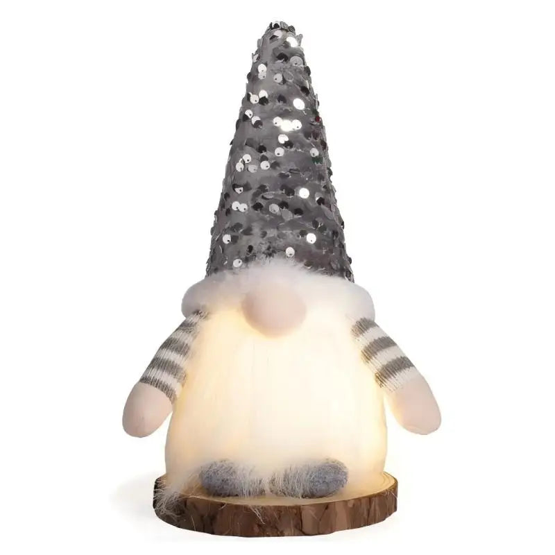 2025 Christmas Decoration Christmas Sequin Gnome Doll Ornaments Christmas