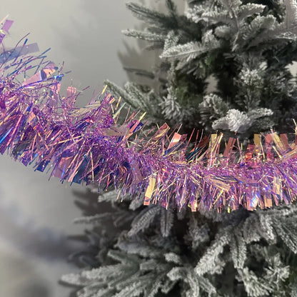 Christmas Tree Decorations Christmas Tinsel Garland Metallic Shiny Garland