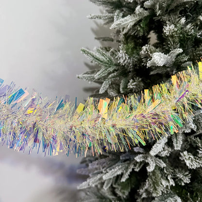 Christmas Tree Decorations Christmas Tinsel Garland Metallic Shiny Garland