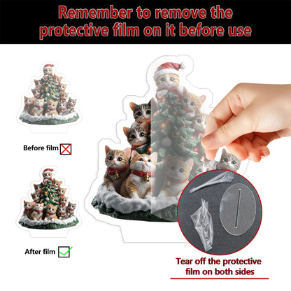 Acrylic Baby Cat Christmas decorations, kiiten ornaments, car mirrors, key chains,