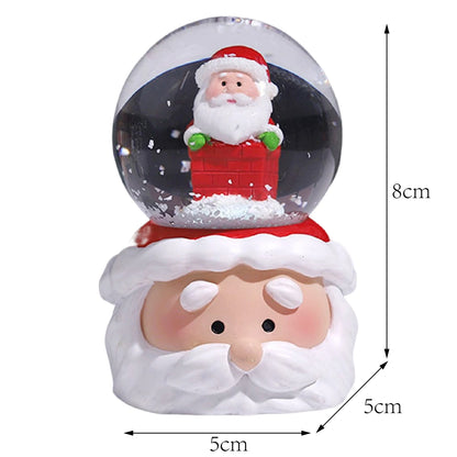 Crystal Ball Christmas Snow Globe Ornament Excellent Material Widely