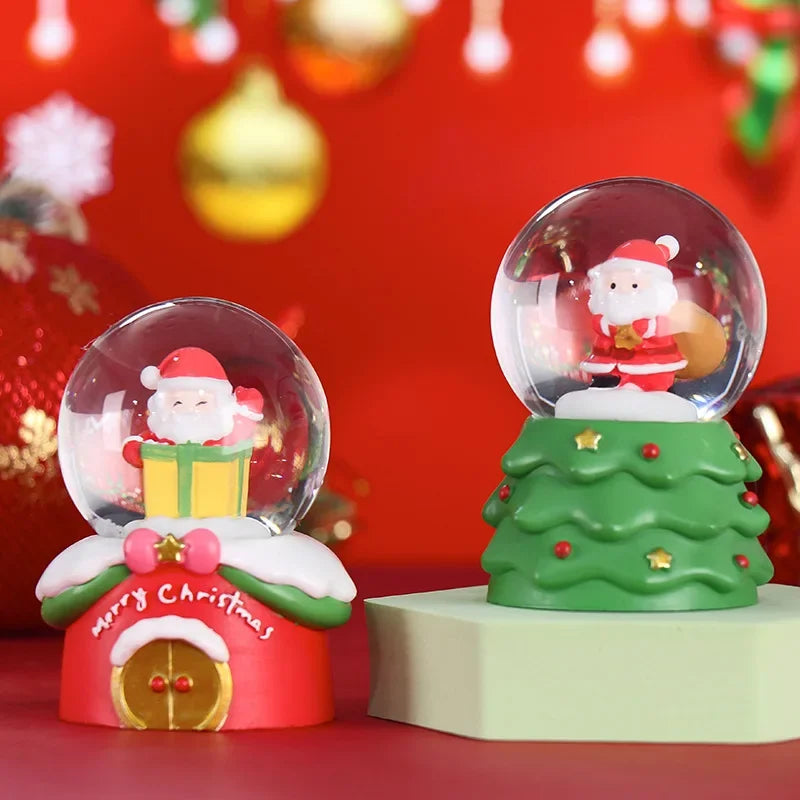 Crystal Ball Christmas Snow Globe Ornament Excellent Material Widely