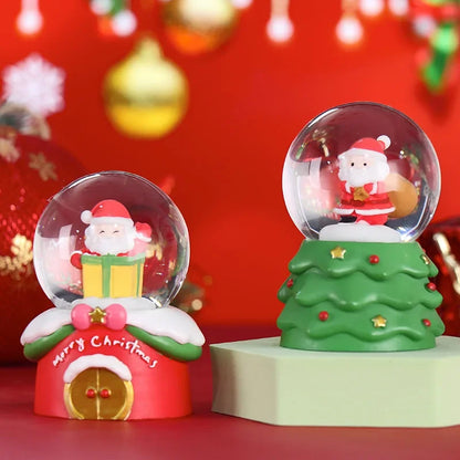 Crystal Ball Christmas Snow Globe Ornament Excellent Material Widely