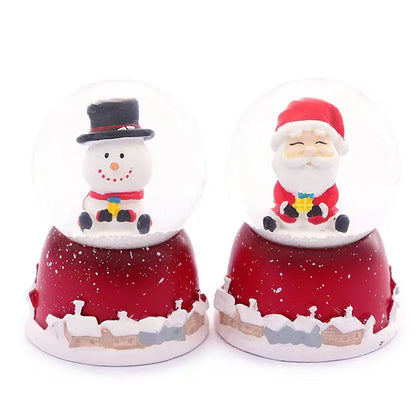 Crystal Ball Christmas Snow Globe Ornament Excellent Material Widely