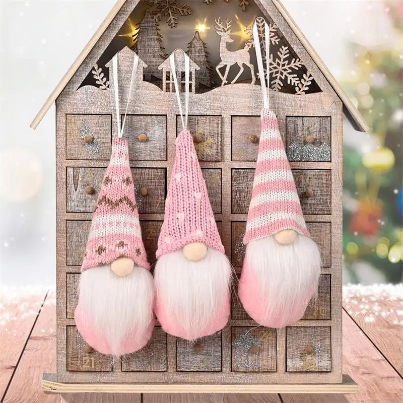 2025 Christmas Decoration Christmas Sequin Gnome Doll Ornaments Christmas