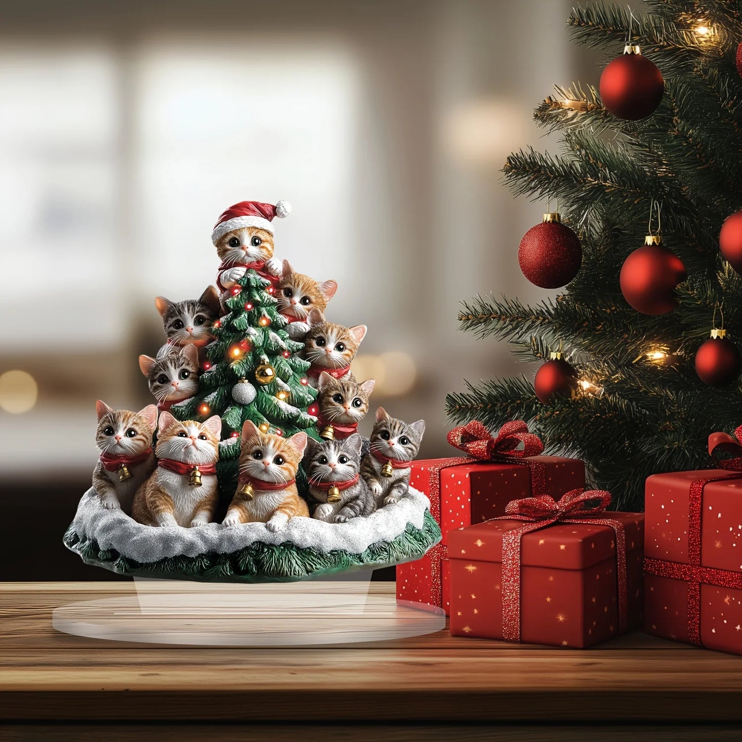 Acrylic Baby Cat Christmas decorations, kiiten ornaments, car mirrors, key chains,