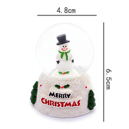 Crystal Ball Christmas Snow Globe Ornament Excellent Material Widely