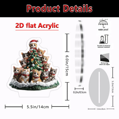 Acrylic Baby Cat Christmas decorations, kiiten ornaments, car mirrors, key chains,