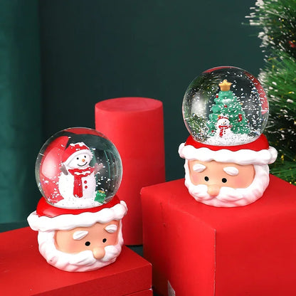 Crystal Ball Christmas Snow Globe Ornament Excellent Material Widely