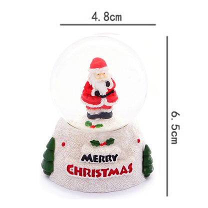 Crystal Ball Christmas Snow Globe Ornament Excellent Material Widely