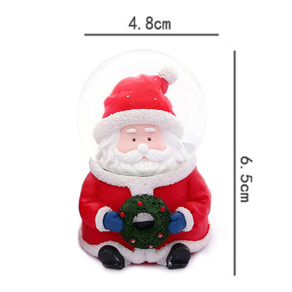 Crystal Ball Christmas Snow Globe Ornament Excellent Material Widely