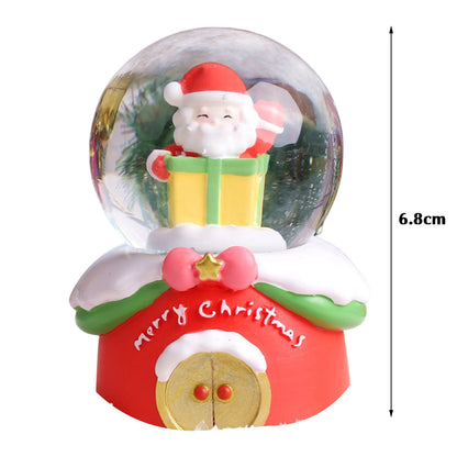 Crystal Ball Christmas Snow Globe Ornament Excellent Material Widely